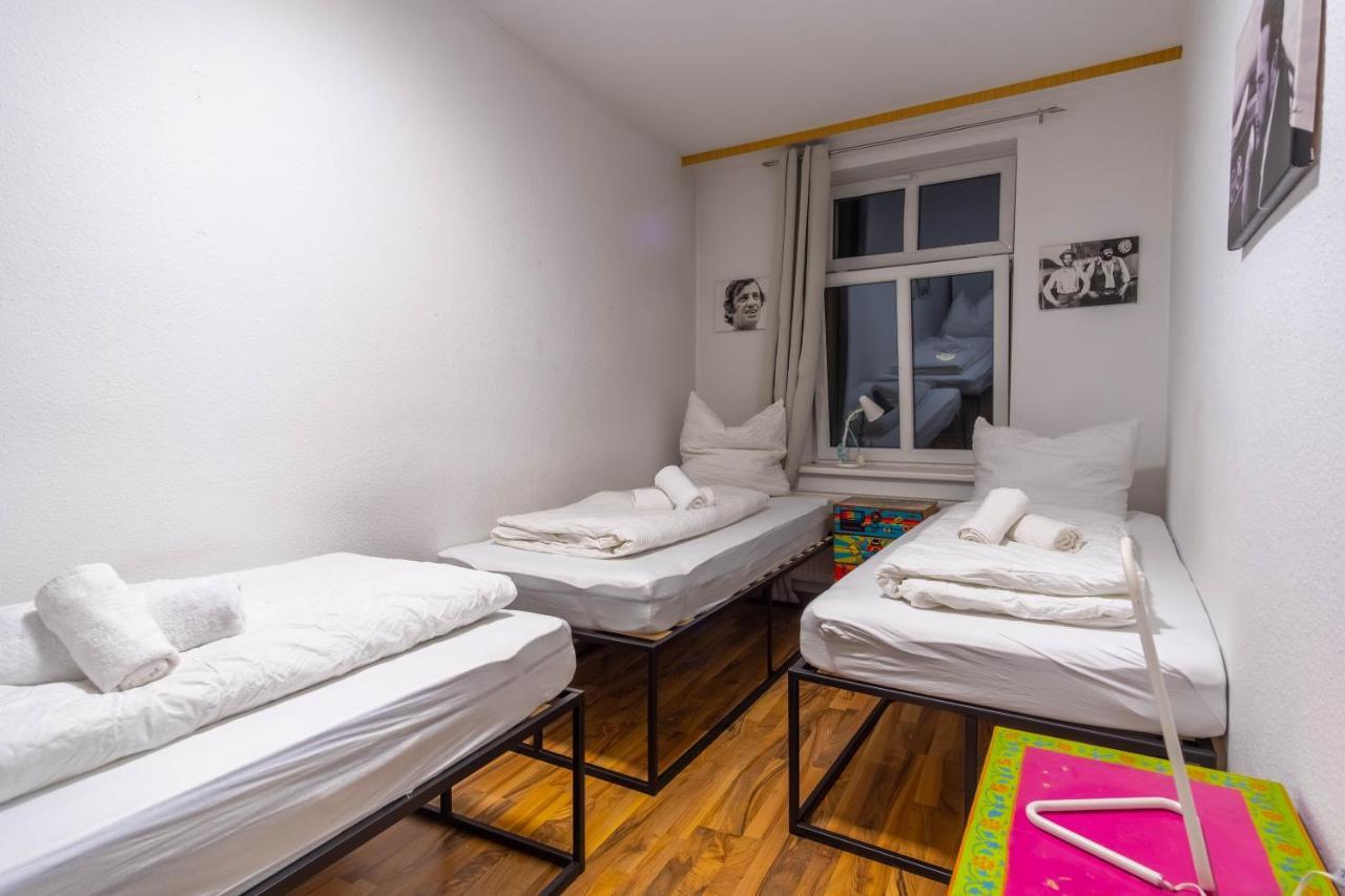 Balkon, Waschmaschine, Tv, Einzelbetten, Nahe Voelkerschlachtsdenkmal Leipzig Luaran gambar